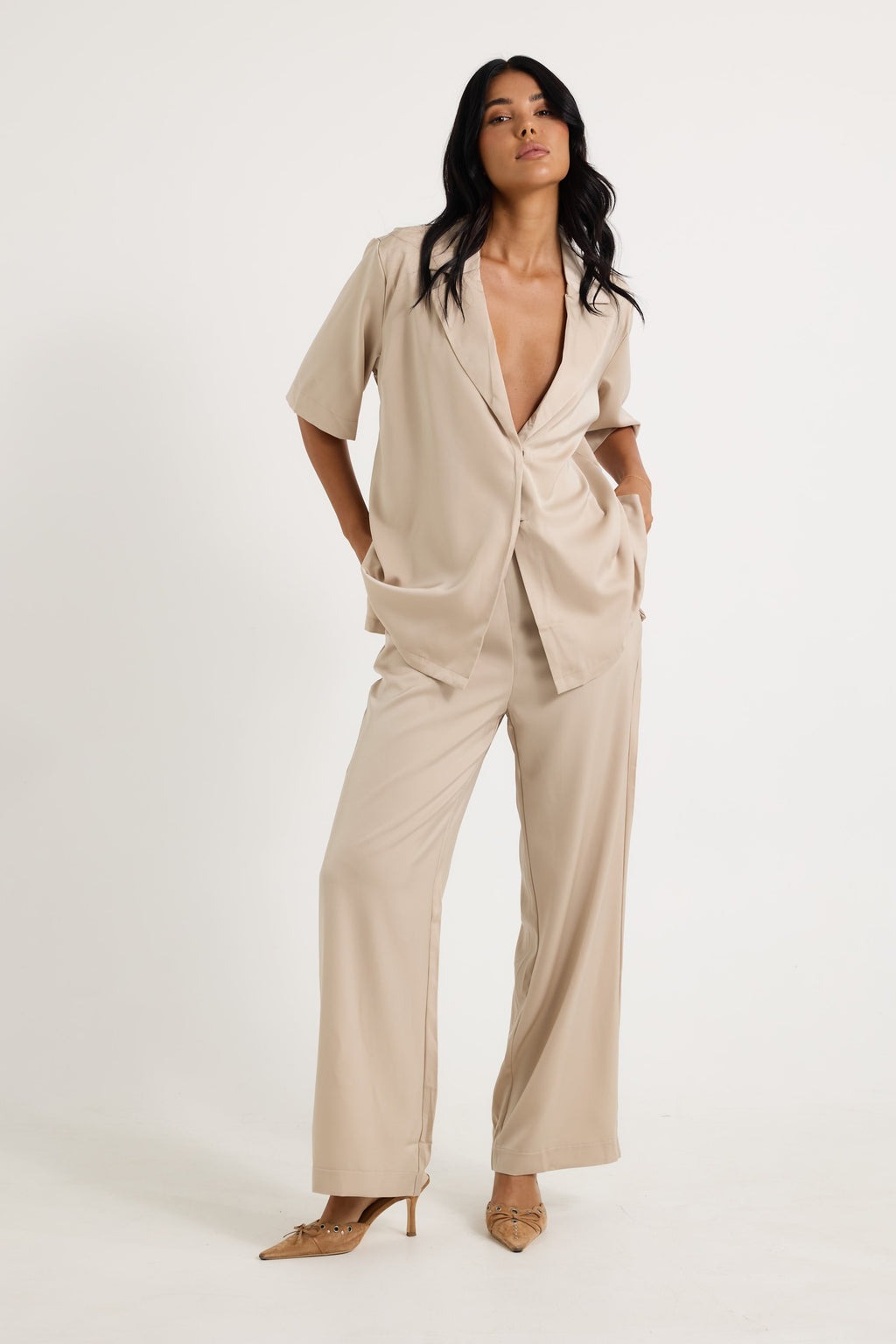 Zelda Pant Mocha - FINAL SALE