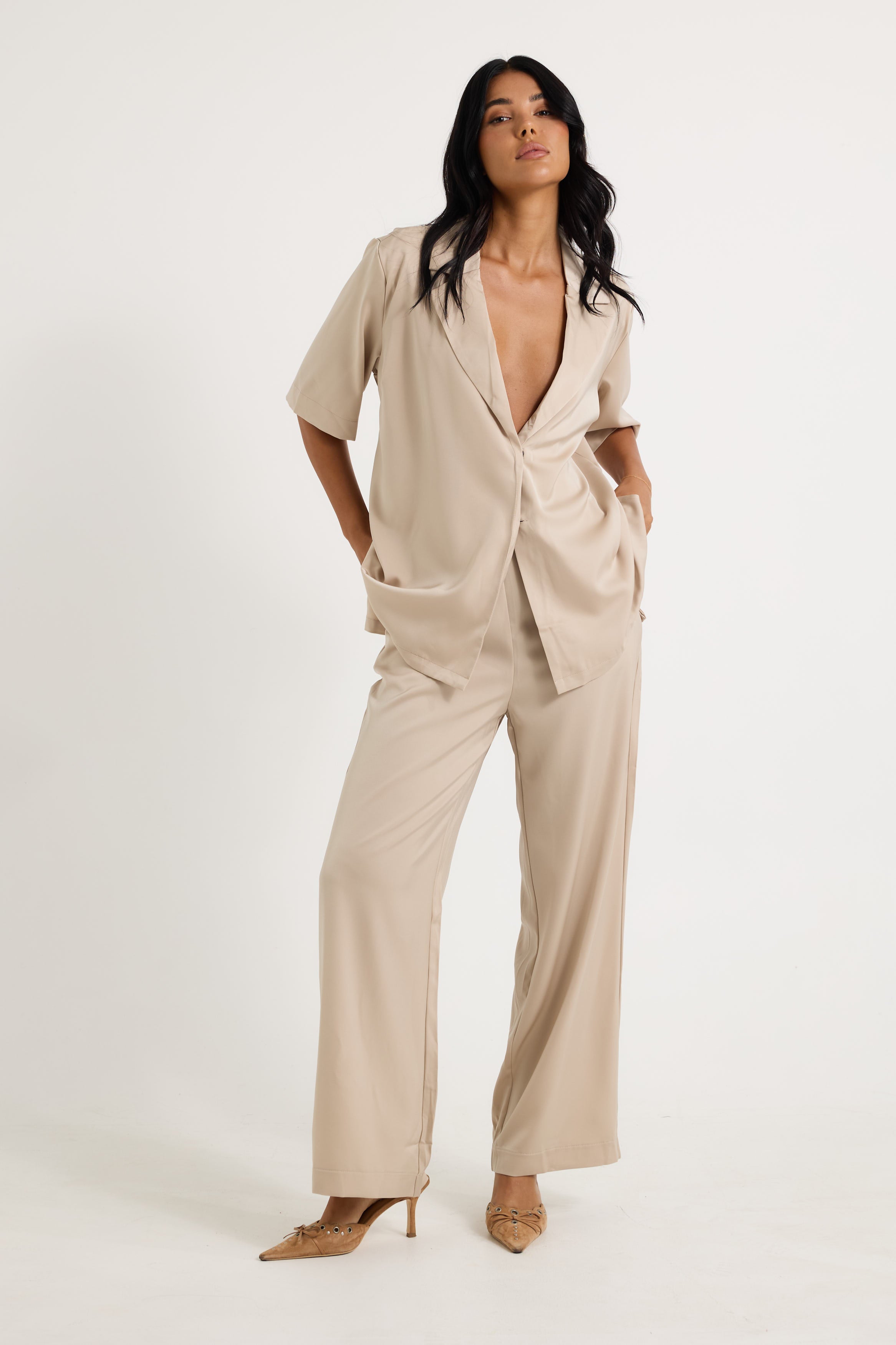 Zelda Pant Mocha - FINAL SALE