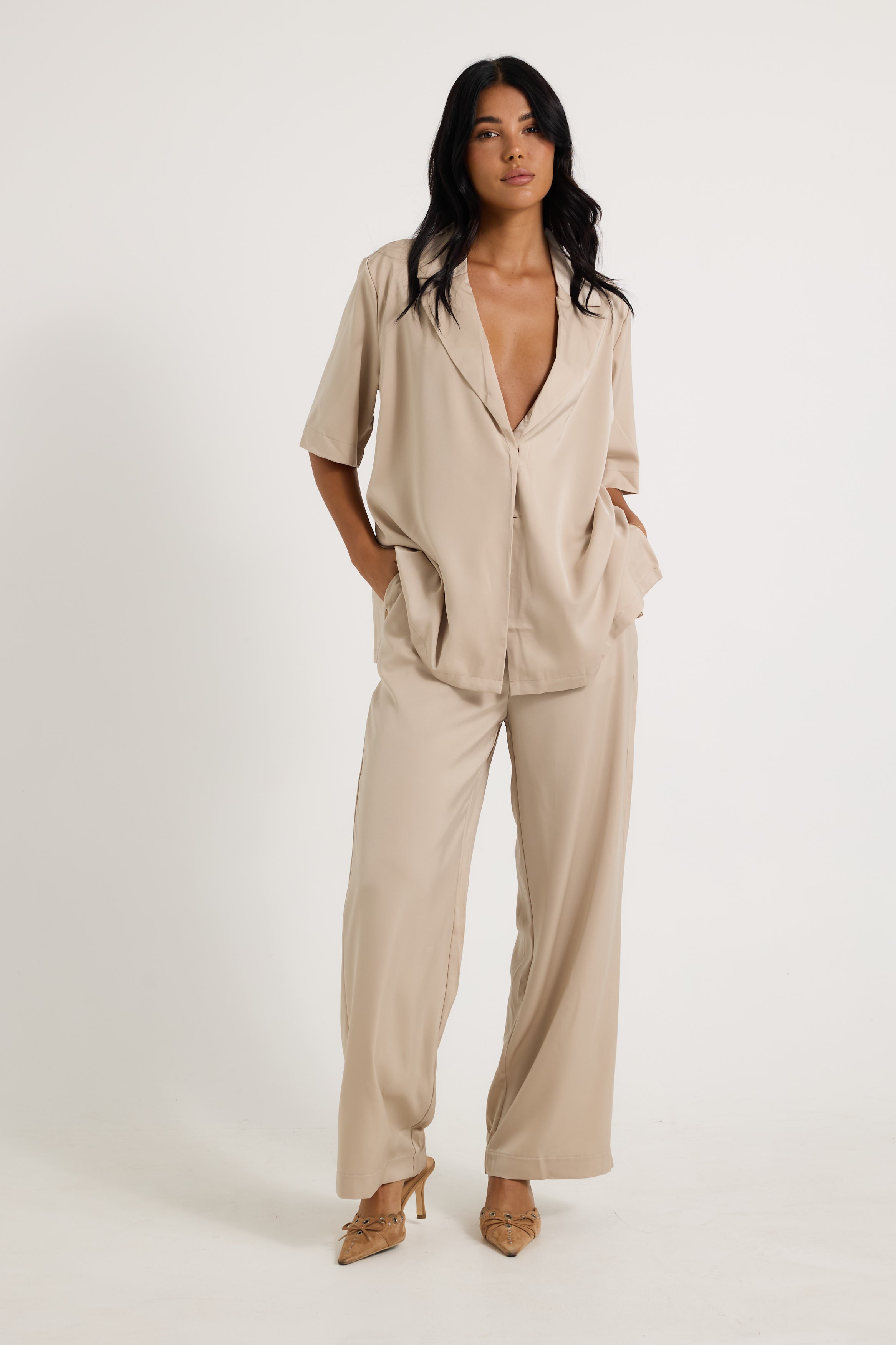 Zelda Pant Mocha - FINAL SALE