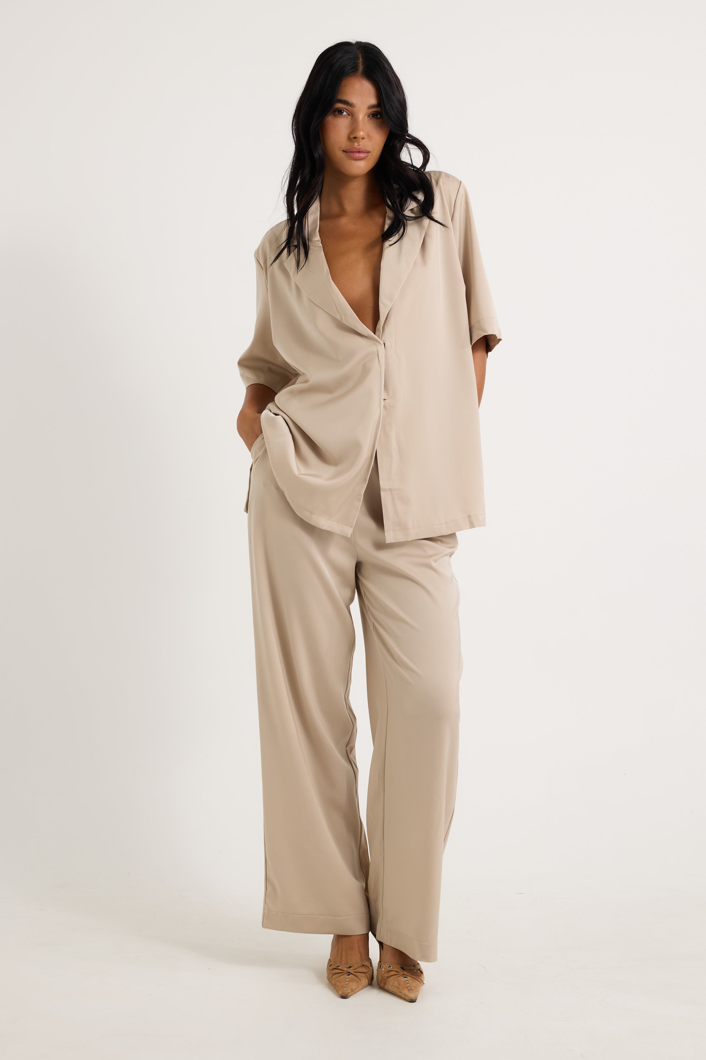 Zelda Pant Mocha - FINAL SALE