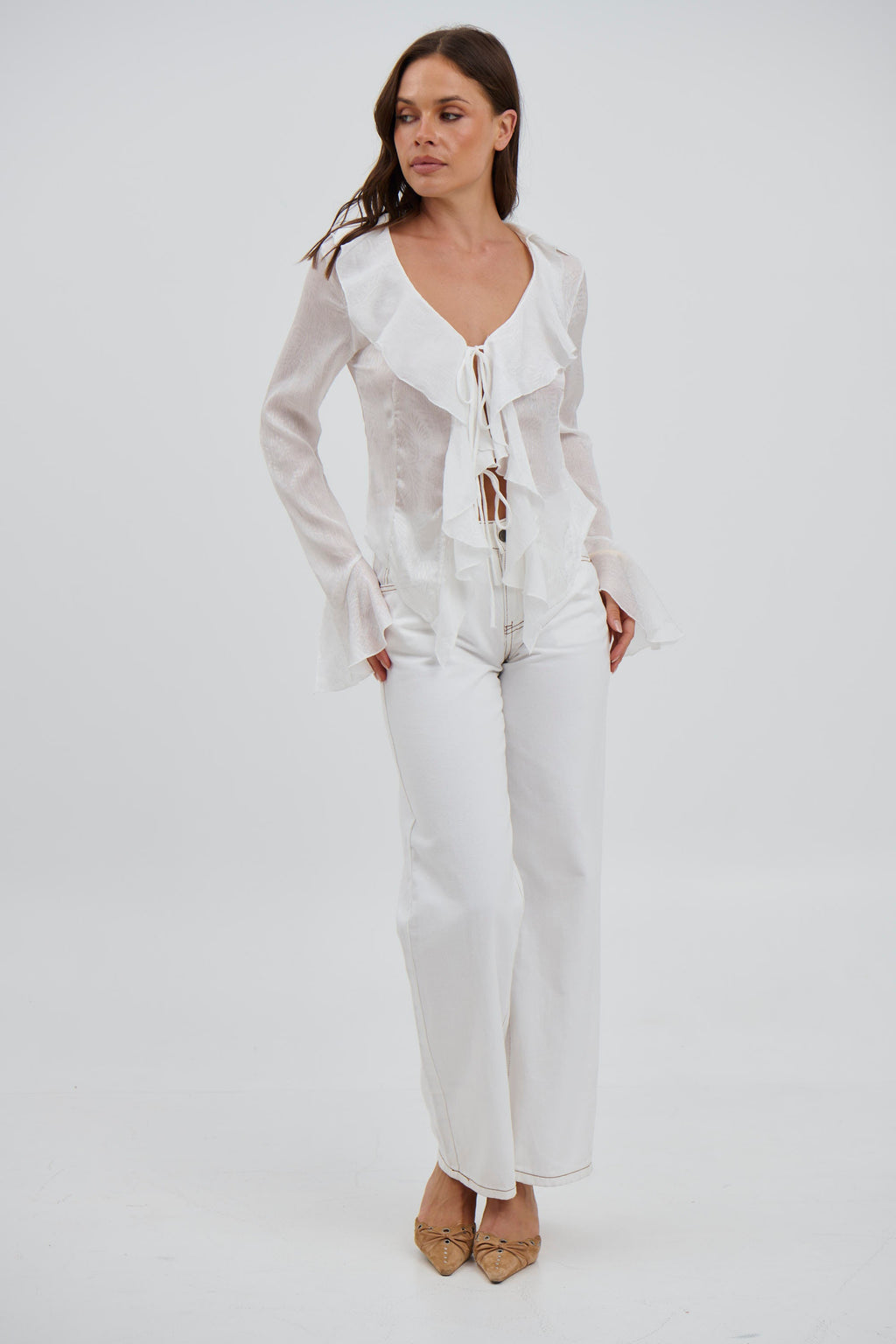 Marri Top White - FINAL SALE